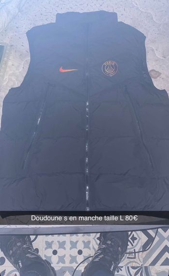 Doudoune manche courte psg