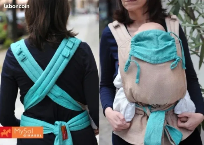Porte-bébé portage Mei tai évolutif et réversible 0-3 ans - photo numéro 9