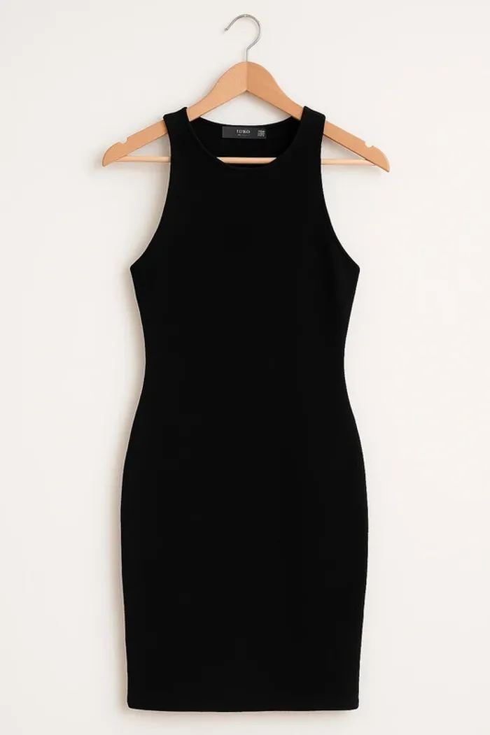 Robe noire sans manches MNG - Taille M