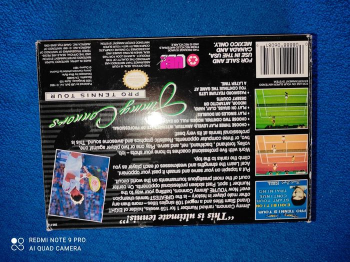 Jimmy connors super Nintendo - photo numéro 2
