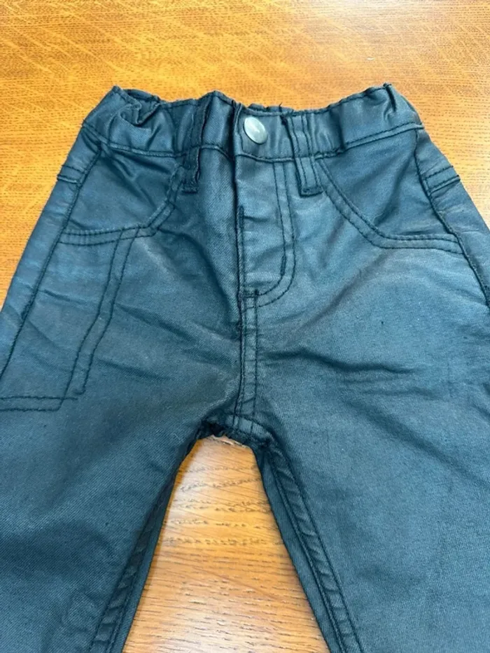 Pantalon enduit noir 9 mois Paracas - photo numéro 3
