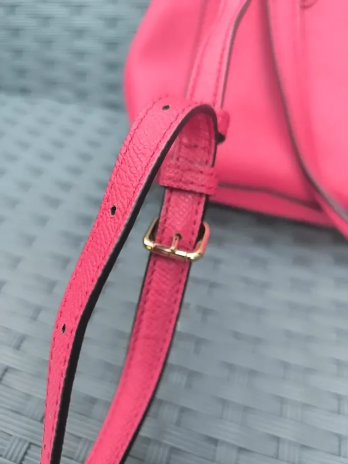 Sac à main avec bandoulière cuir rose Coach - photo numéro 4