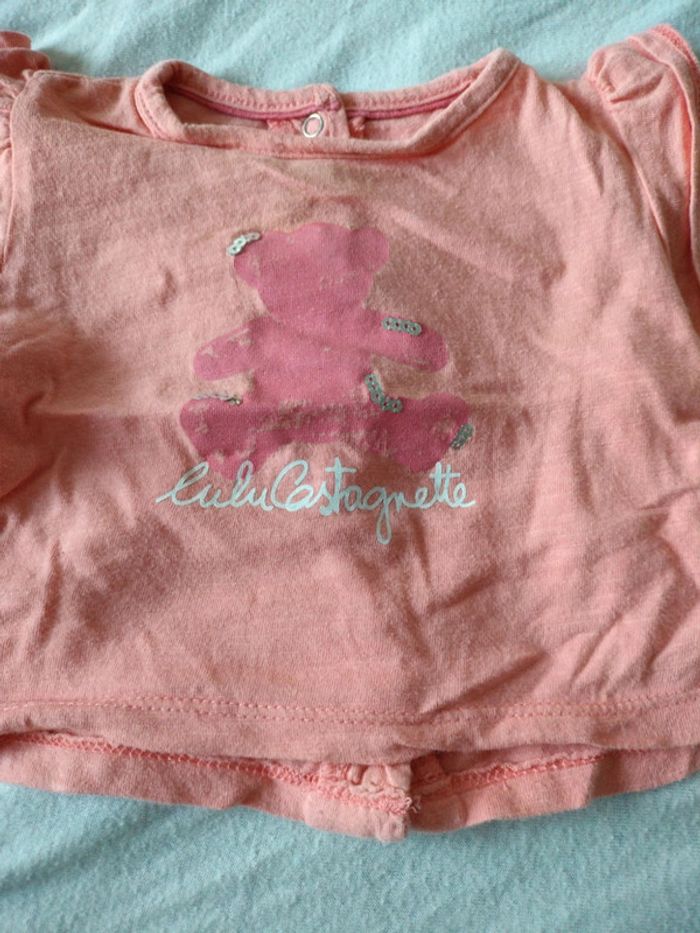 T-shirt fille 3 mois - photo numéro 2