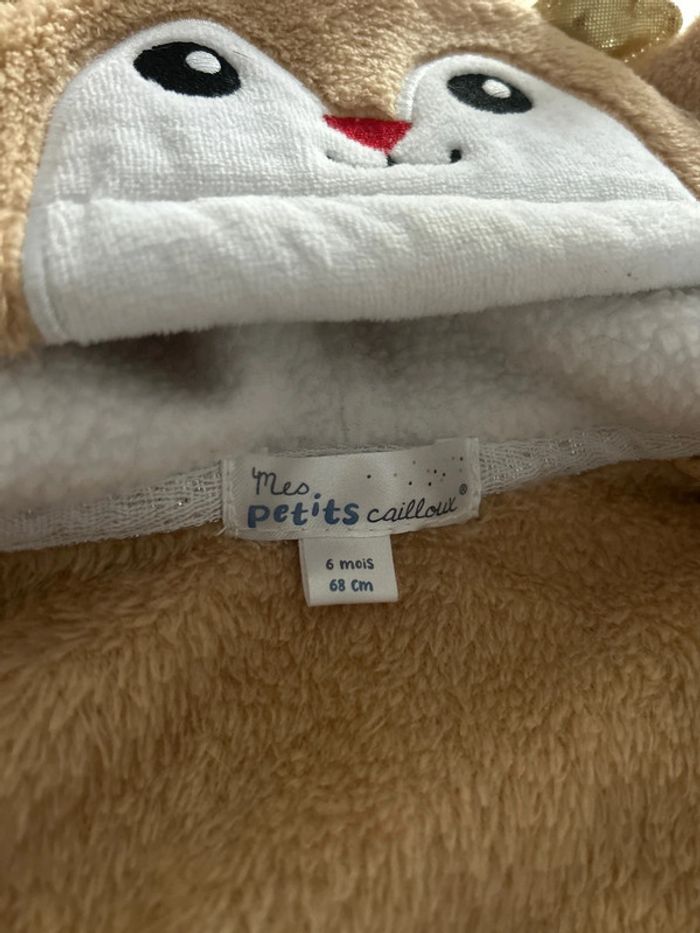 Sur pyjama maille peluche moumoute Renne - photo numéro 4