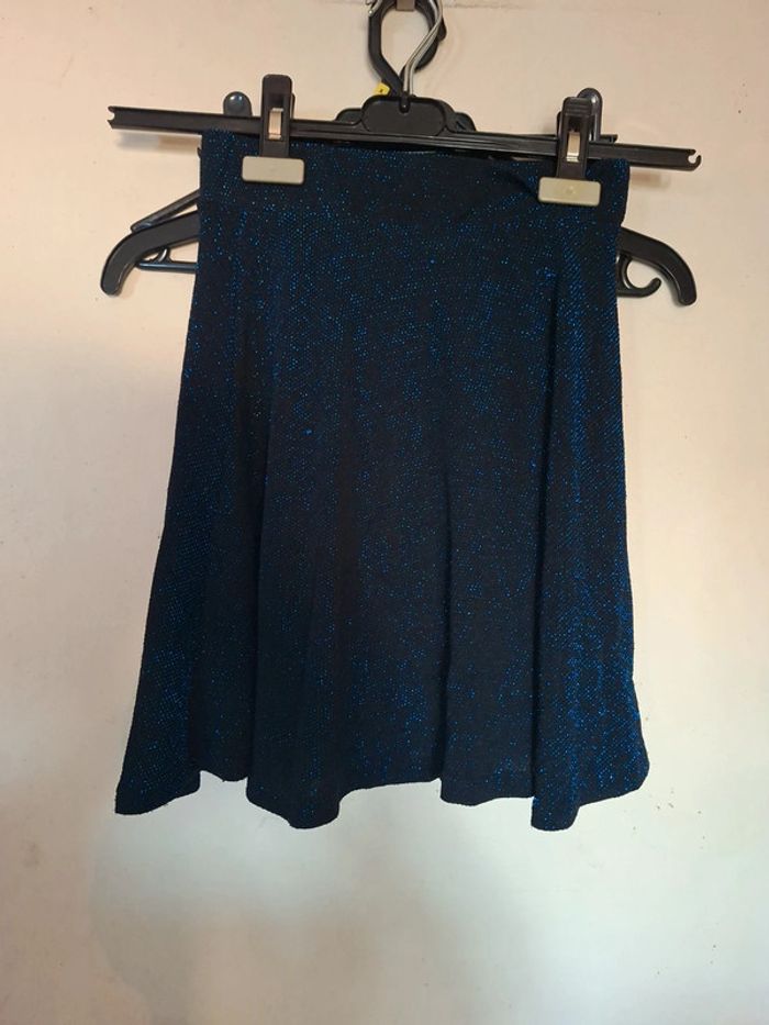 Robe noir bleu pailleté 10 ans