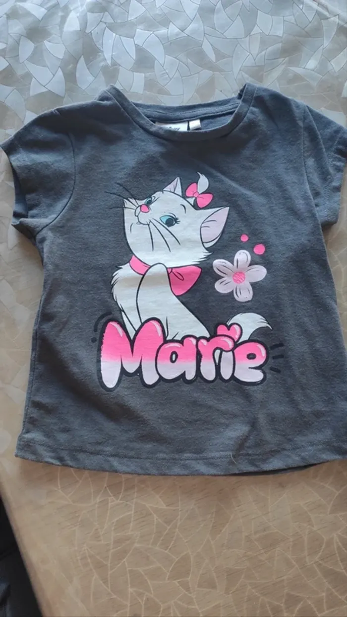 T-shirt Disney Marie les Aristochats bébé fille