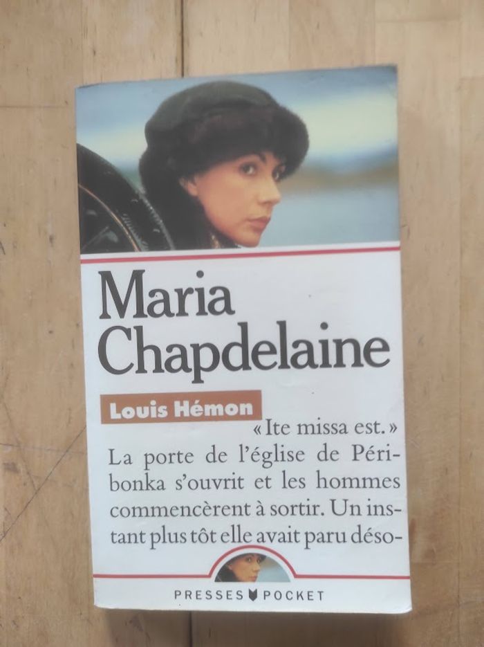 Maria Chapdelaine Louis Hémon Pocket 1988 - photo numéro 1