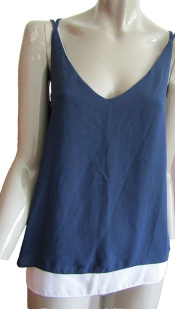 top caraco en tissu fluide  etam  taille indiquée 38 peut aller a un 36