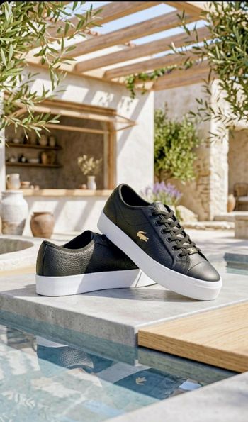 Lacoste Ziane  noires – Taille 39 – Très bon état