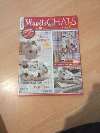 Magazine l'atelier de couture Planète chats 2
