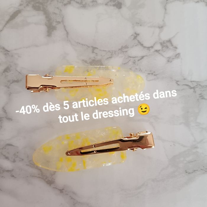 Barrettes mimosa