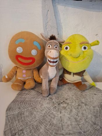 Peluches Shrek Ti Biscuit et L'Âne
