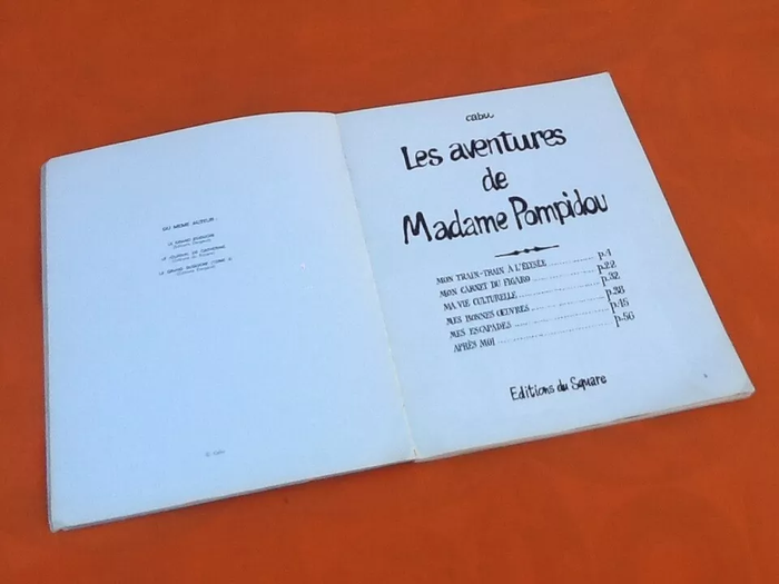 Cabu Les aventures de Madame Pompidou (1972) Editions de Square - photo numéro 2