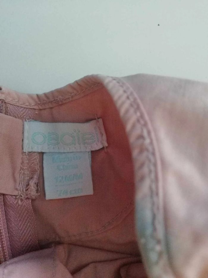 Réduction 50 % si lot petite robe bébé fille 1 an Obaïbi - photo numéro 2