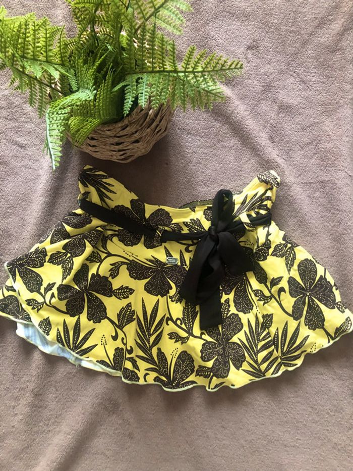 Jupe de plage jaune marron Banana Moon - photo numéro 2