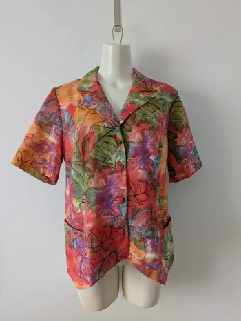 Veste chemise colorée vintage - Impulsion - taille 42/44