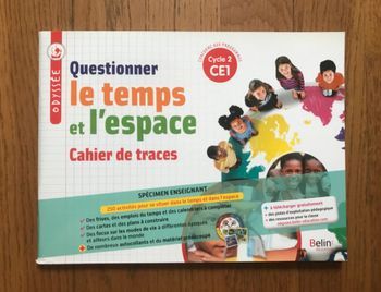 Odyssée CE1 - Cahier de traces avec autocollants