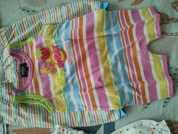 Lot Barboteuse Combishort Robe bébé fille - photo numéro 4