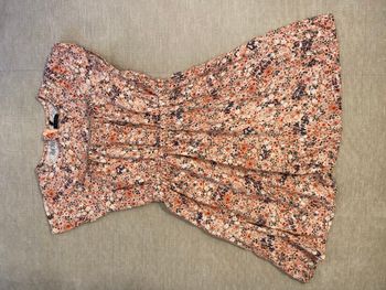 Robe rose imprimé fleuri 8 ans IKKS