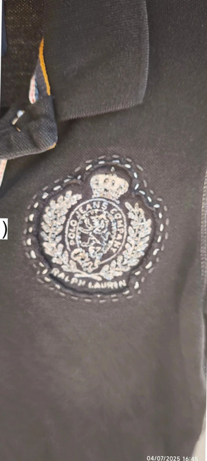 Polo Ralph Lauren Enfant Taille M Noir - photo numéro 4