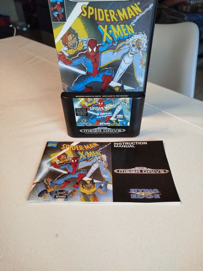 Spider-Man X-Men méga drive sega complet - photo numéro 4