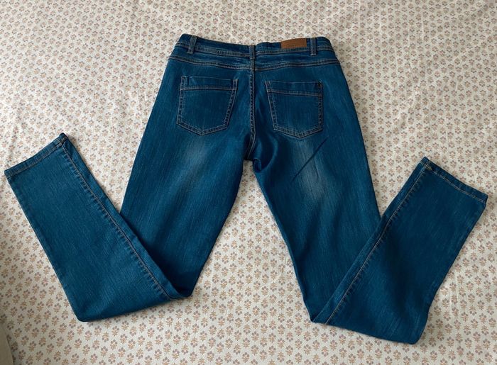 Pantalon jeans bleu Cache Cache - photo numéro 3