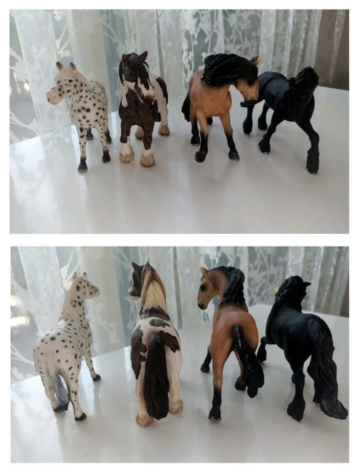 Lot de 9 chevaux et 5 poulains Schleich - photo numéro 17