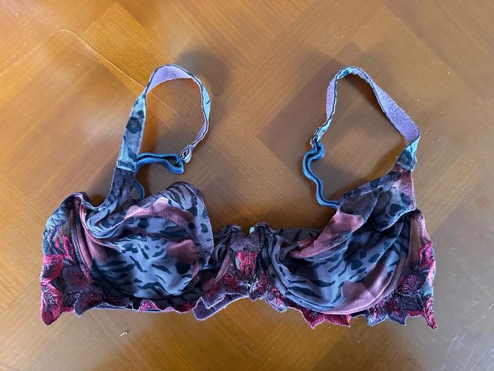 Soutient gorge fleurie