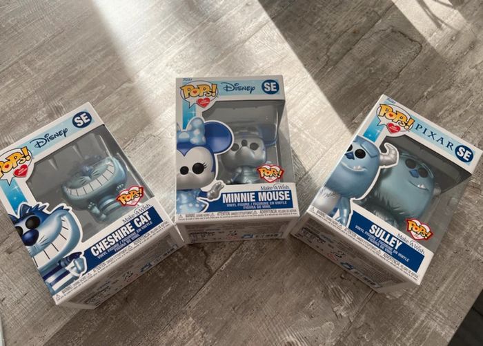 Lot de 3 figurines Funko Pop Disney - Pixar Make A Wish - NEUF