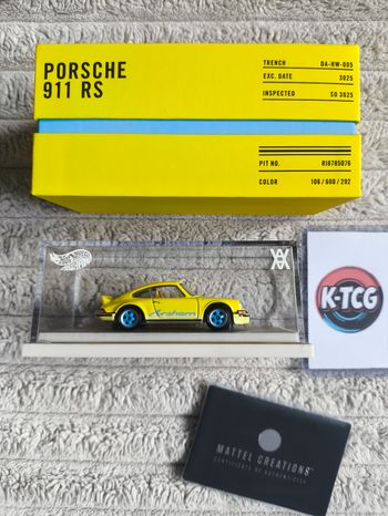 Hot wheels x Daniel Arsham 1973 Porsche 911 RS