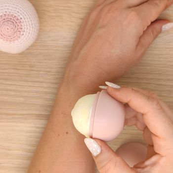 Boule lactée glacée
