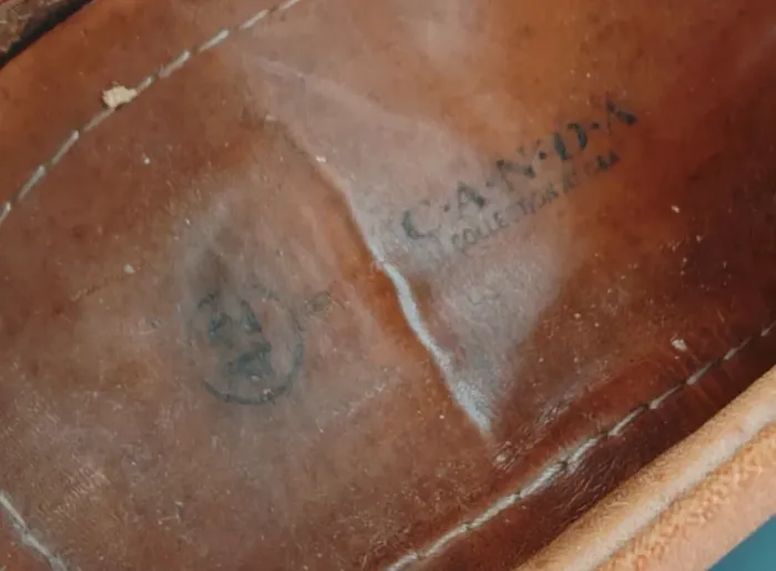 Derbies fisherman homme Canda C&A– cuir camel tressé - photo numéro 7