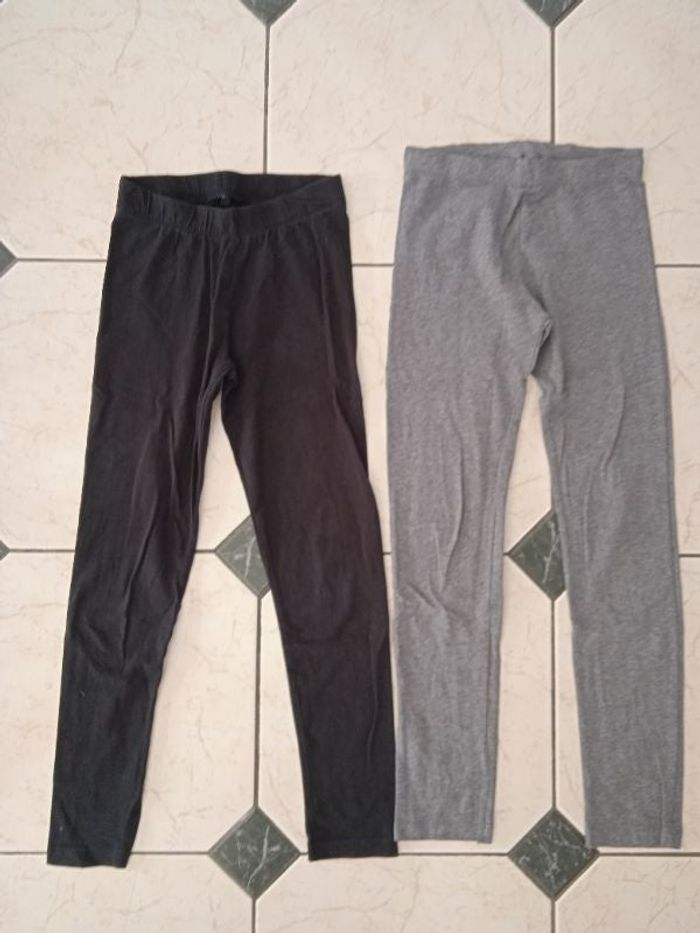 Lot de 2 leggings - 8/10 ans