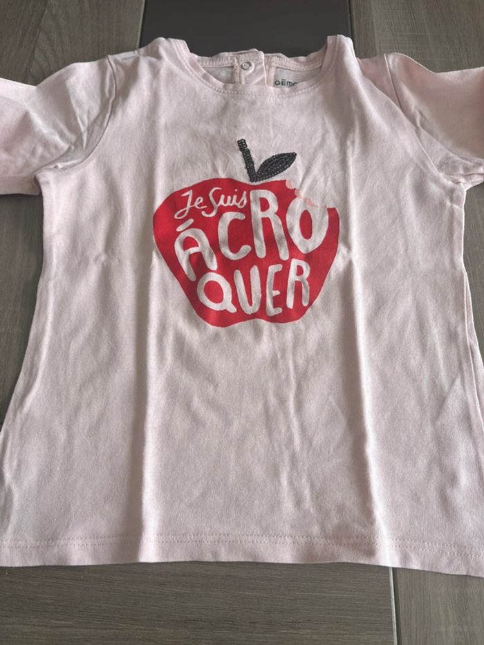 Lot t-shirts manches longues fille 4 ans gémo - photo numéro 6