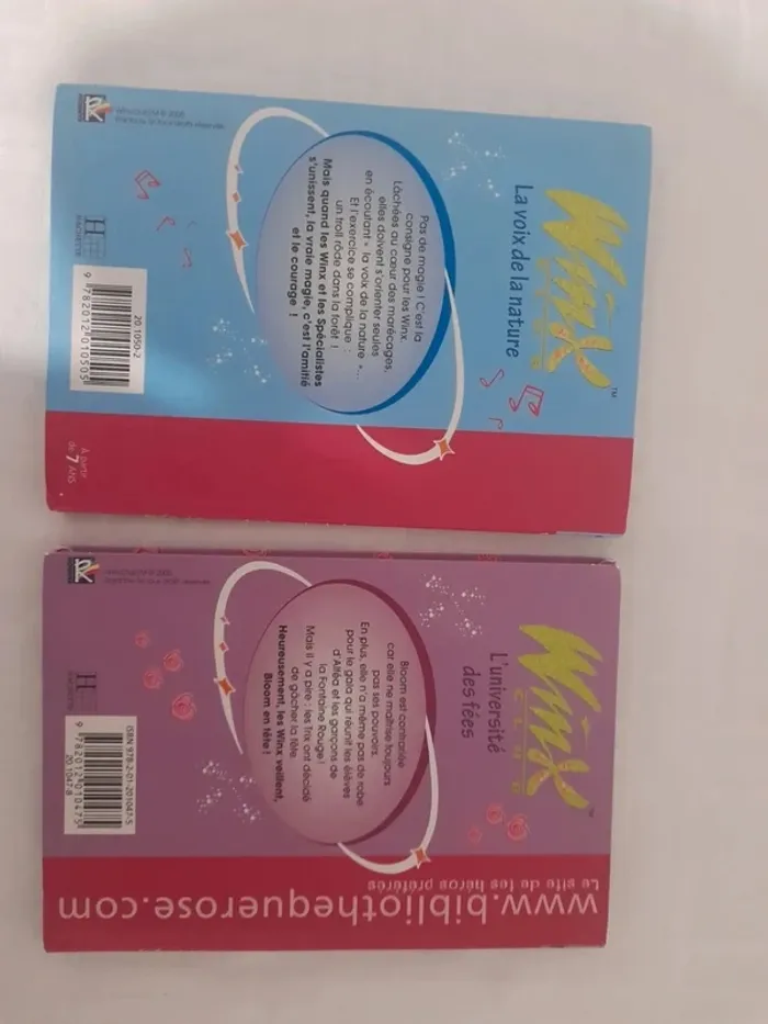 Lot 2 livres winx ibliotheque rose à partir de 7ans c - photo numéro 2