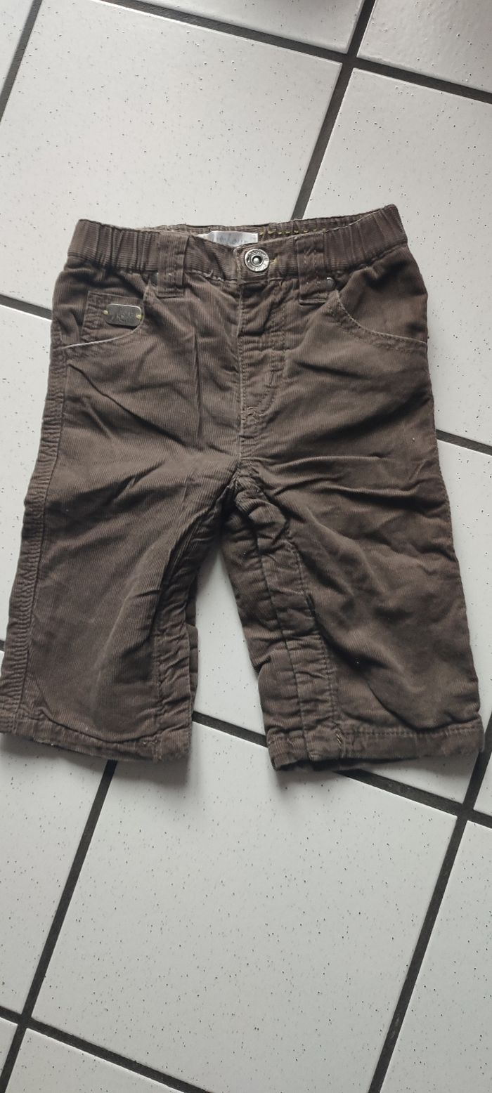 Pantalon velours 3 mois garçon