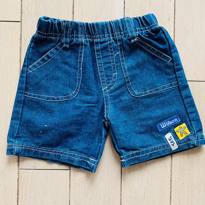 Short en jeans