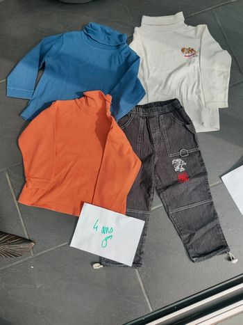 Lot vêtements garçons 4 ans