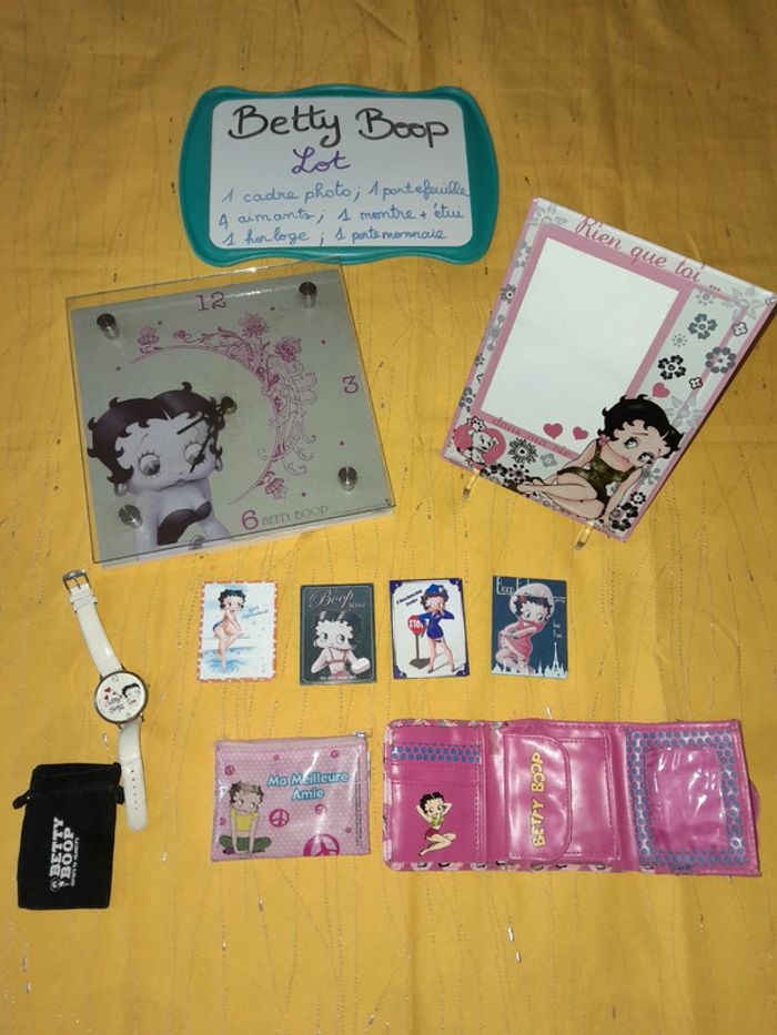 Gros lot 10 pièces Betty Boop Vintage - photo numéro 2