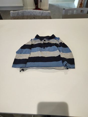 Polo manches longues 12 mois