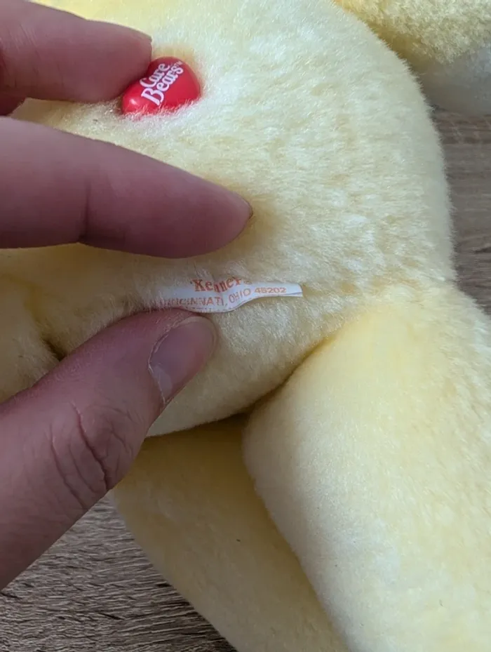 Peluche Bisounours Gros gâteau - Vintage - photo numéro 4