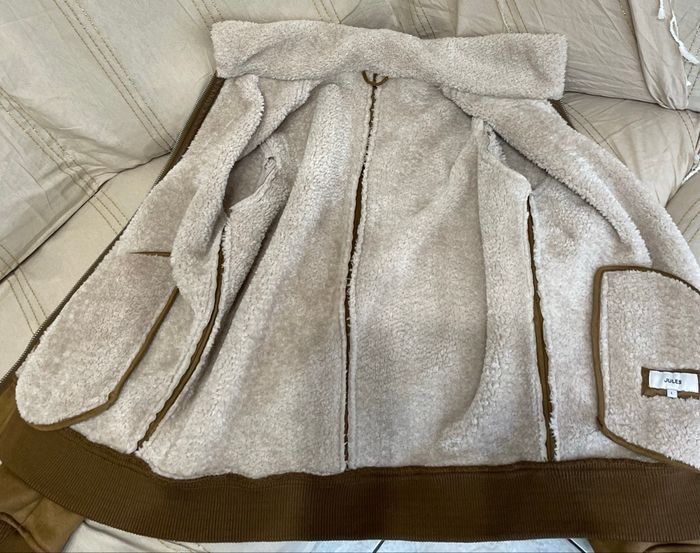 Veste Simili Daim Marron à l’aspect Velouté Homme Taille L/40 Jules - photo numéro 5