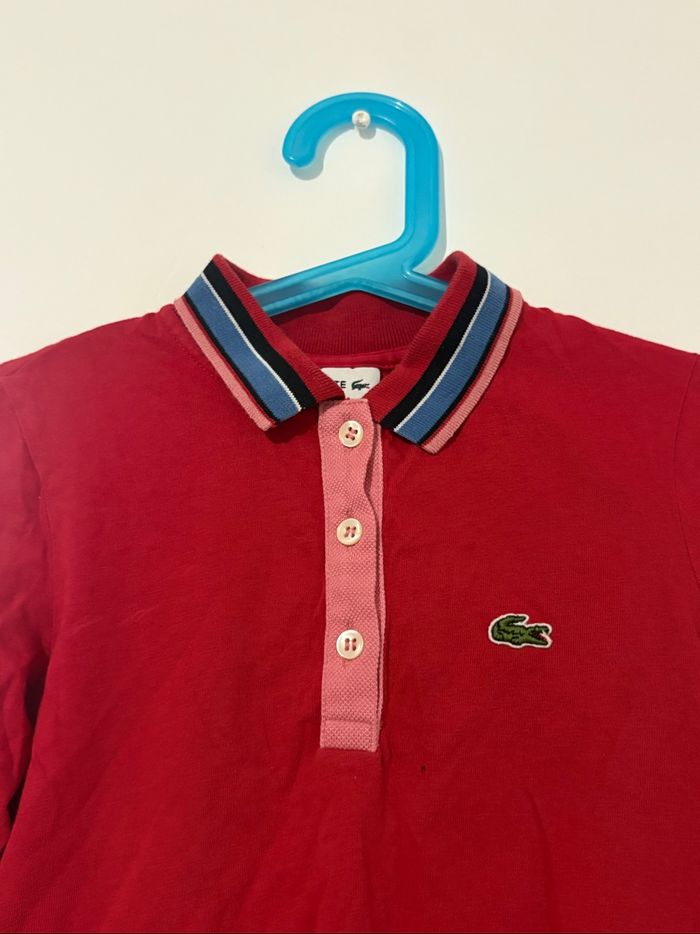 polo Lacoste rouge - photo numéro 2