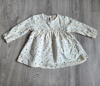 🌸 Belle petite robe motif petit rond 6 mois 🌸