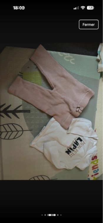 Lot de deux ensemble 