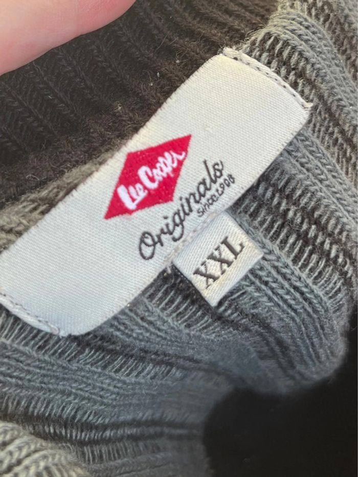 Veste gilet chaud avec fermeture éclair Lee Cooper - noir et gris - photo numéro 15