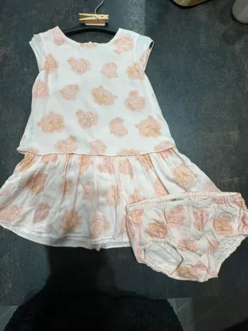 Adorable robe + culotte assortie - 4 ans  • Kenzo