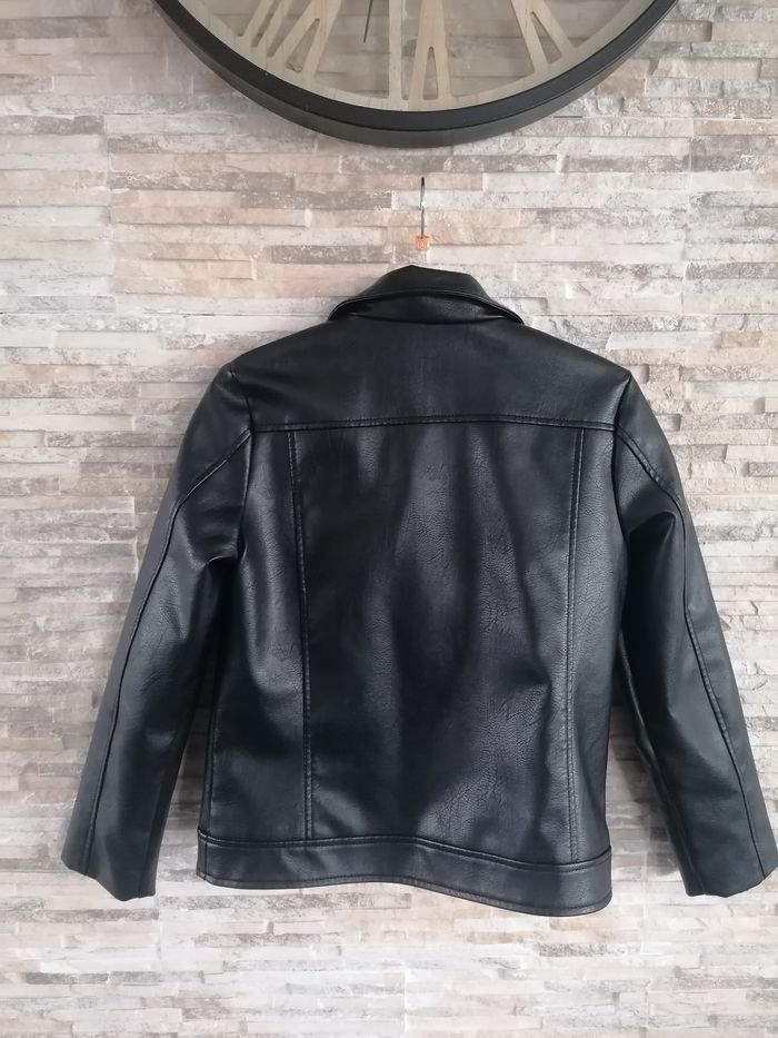 Veste simili cuir fille 12ans Kiabi - photo numéro 7