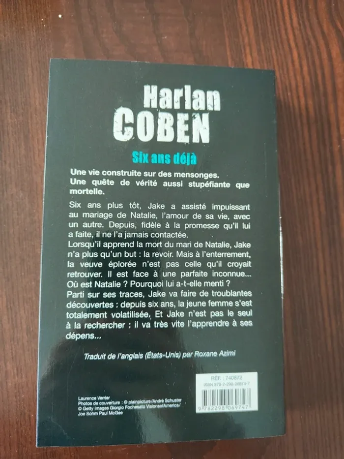 Livre Six ans déjà - photo numéro 2