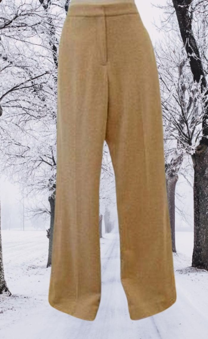 ETCETERA - NEW - TAILLEUR FEMME 3P LAINE SABLE GRANITÉ & FANTAISIES 38/40 OU 6US - photo numéro 9